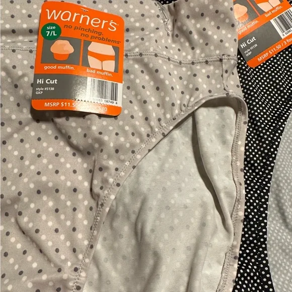 BWT Warner’s Ladies Size 7 (L) Muffin Top Control High Rise Brief - Picture 2 of 11